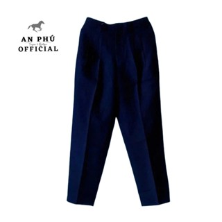 Quần Dài Học Sinh Lưng Thun Sau,Quần Tây Đồng Phục Học Sinh Cấp 1 Cấp 2 ( Đen + Xanh Than )