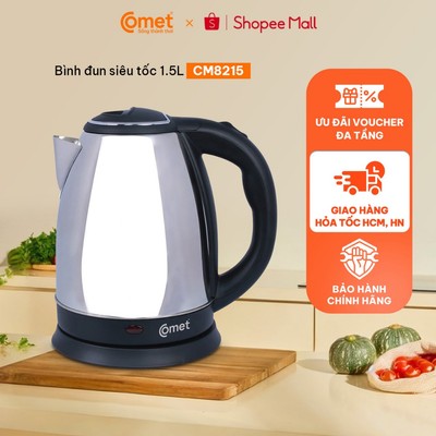 [KHO HCM, HN] Bình đun siêu tốc 1,5L COMET - CM8215