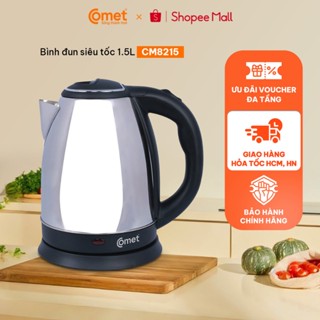 [Hỏa tốc HCM] Bình đun siêu tốc 1,5L COMET - CM8215