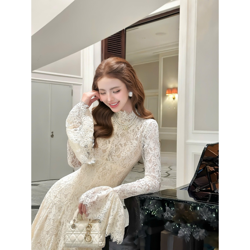 Hàng Chuẩn Tran Ali ĐẦM REN TD Trân Ali