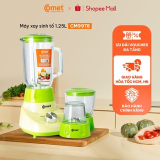 Máy xay sinh tố 3 cối 1,25l comet - cm9978