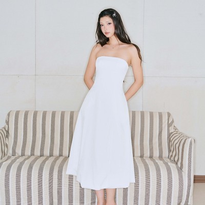 DOTTIE - Đầm midi cúp ngực tùng bí - D0723