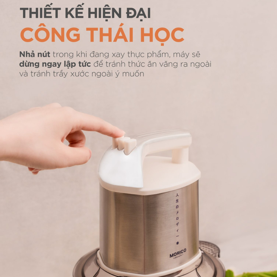 Máy Xay Thịt Đa Năng MORICO MM5001 | 2 Cối 2L & 3L, 2 Bộ Lưỡi Dao Inox, Xay Mịn Nhanh Chóng | BigBuy360 - bigbuy360.vn