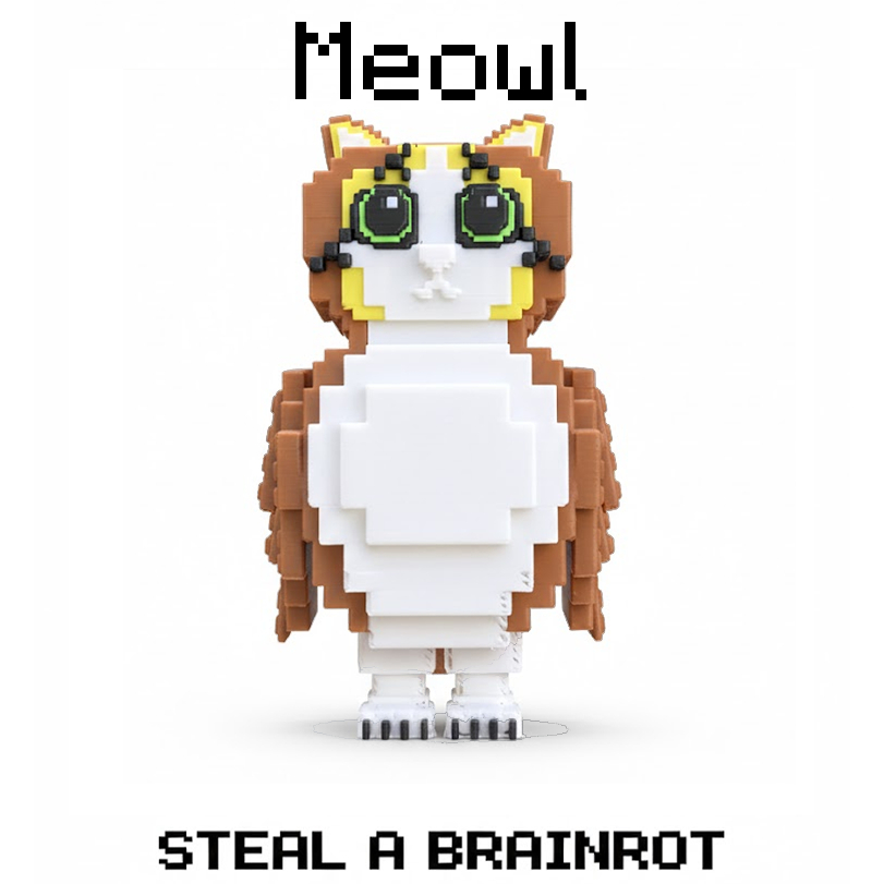 🔥Steal A Brainrot🔥 Mô Hình đồ chơi MEOWL - Quà tặng cho bé - WonR Store