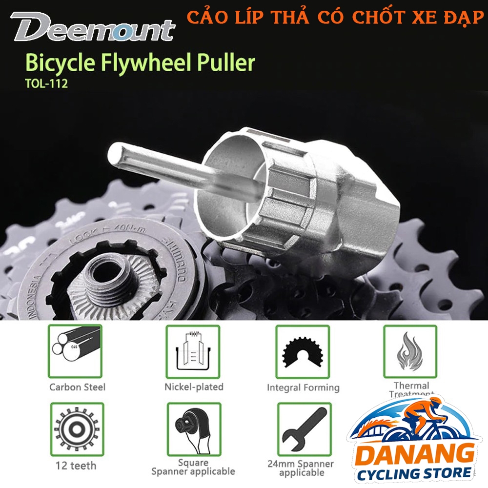 Dụng Cụ Tháo Líp Thả Xe Đạp Deemount TOL112B – Có Chốt Giữa