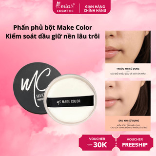 [HOẢ TỐC]Phấn Phủ Bột MC Make Color Nâng tone, Kiềm dầu, Có nhũ sáng, Phấn phủ makeup - Mia Cosmetic