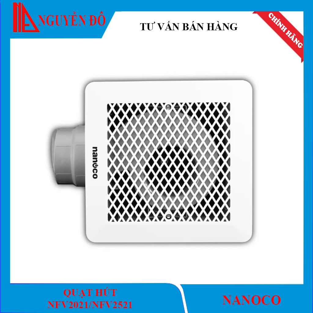 Quạt hút âm trần lồng sóc Nanoco NFV2021/NFV2521 là một sản phẩm chất lượng cao, tiện ích trong việc