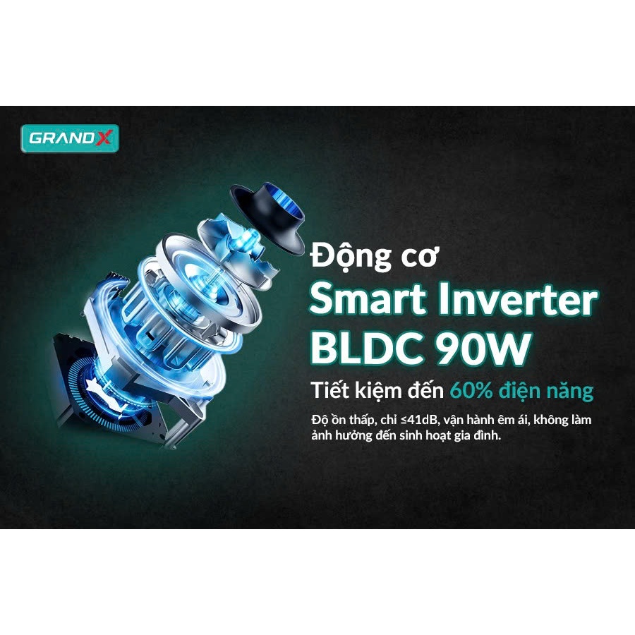 Máy hút mùi Grandx GX H70F85G/ H70F85B công suất 1150m3/h. Bảo hành motor 4 năm, máy 3 năm tại nhà.