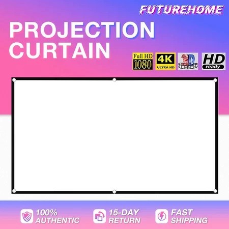 100 inch máy chiếu Curtain Giveaway 100 inch projector screen gift