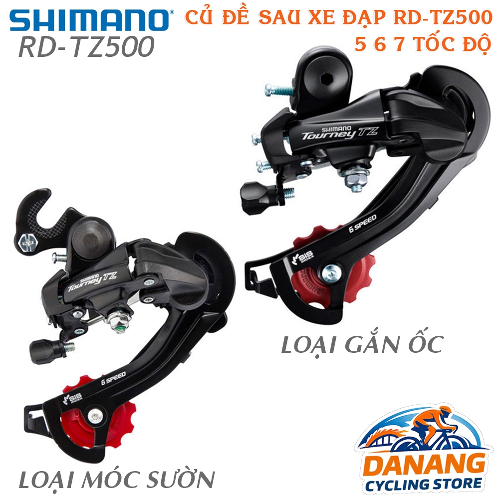 Củ Đề Sau Xe Đạp SHIMANO Tourney RD TZ500 5/6/7 Tốc Độ – Chính Hãng