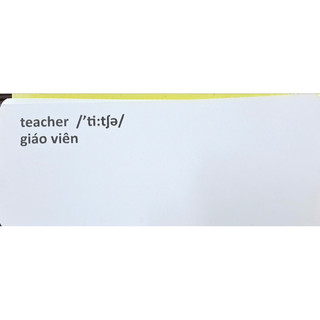 Sách - Flashcard English - từ đơn giản (hộp thẻ)