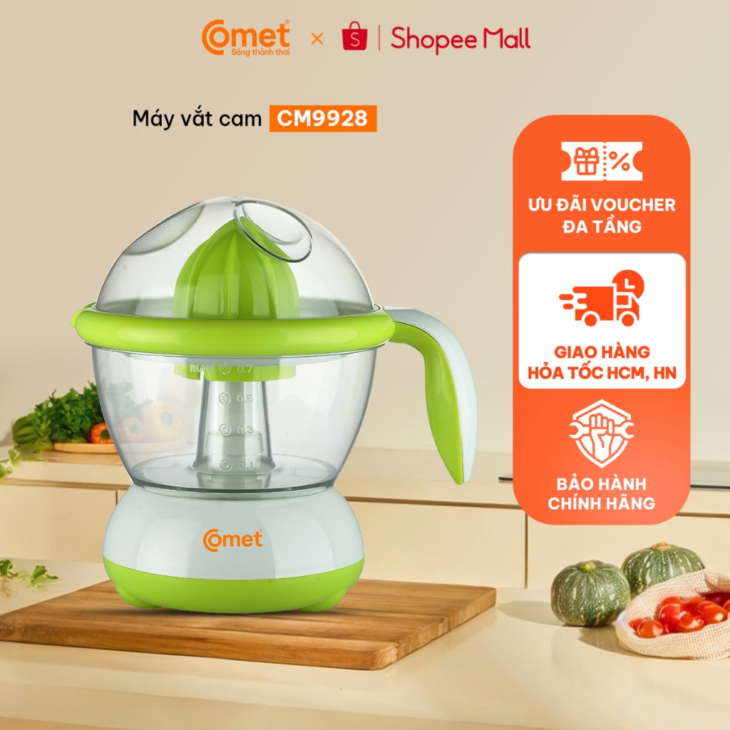 [KHO HCM, HN] Máy vắt cam 700ml COMET - CM9928