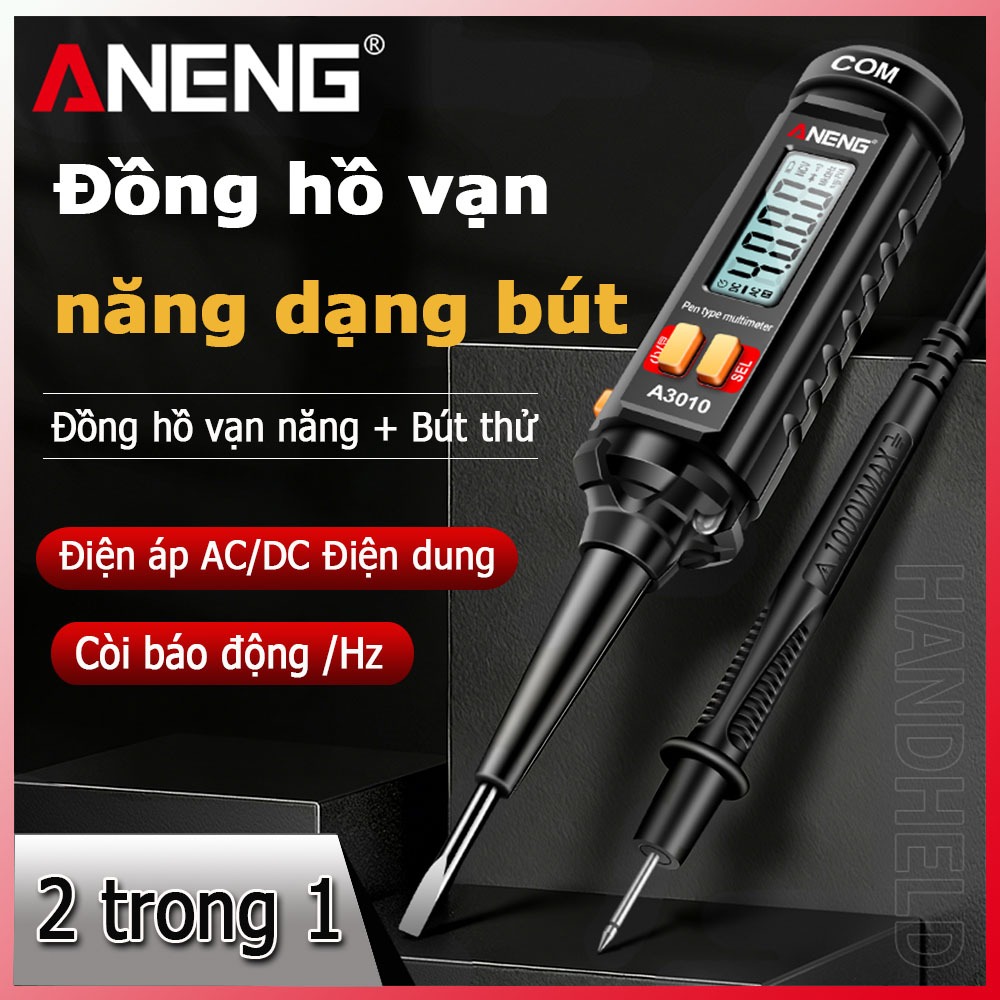ANENG A3010 4000 Đếm Đồng hồ vạn năng bút đa năng 2 trong 1 Máy có độ chính xác cao kỹ thuật số