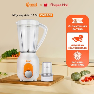 [KHO HCM ] Máy xay sinh tố cối nhựa kháng vỡ 450W COMET - CM9955