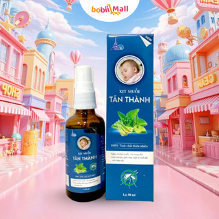 [AN TOÀN CHO BÉ] Xịt Muỗi Tân Thành 100% Thiên Nhiên Làm Dịu Nhẹ Giảm Sưng Ngứa Do Côn Trùng Đốt