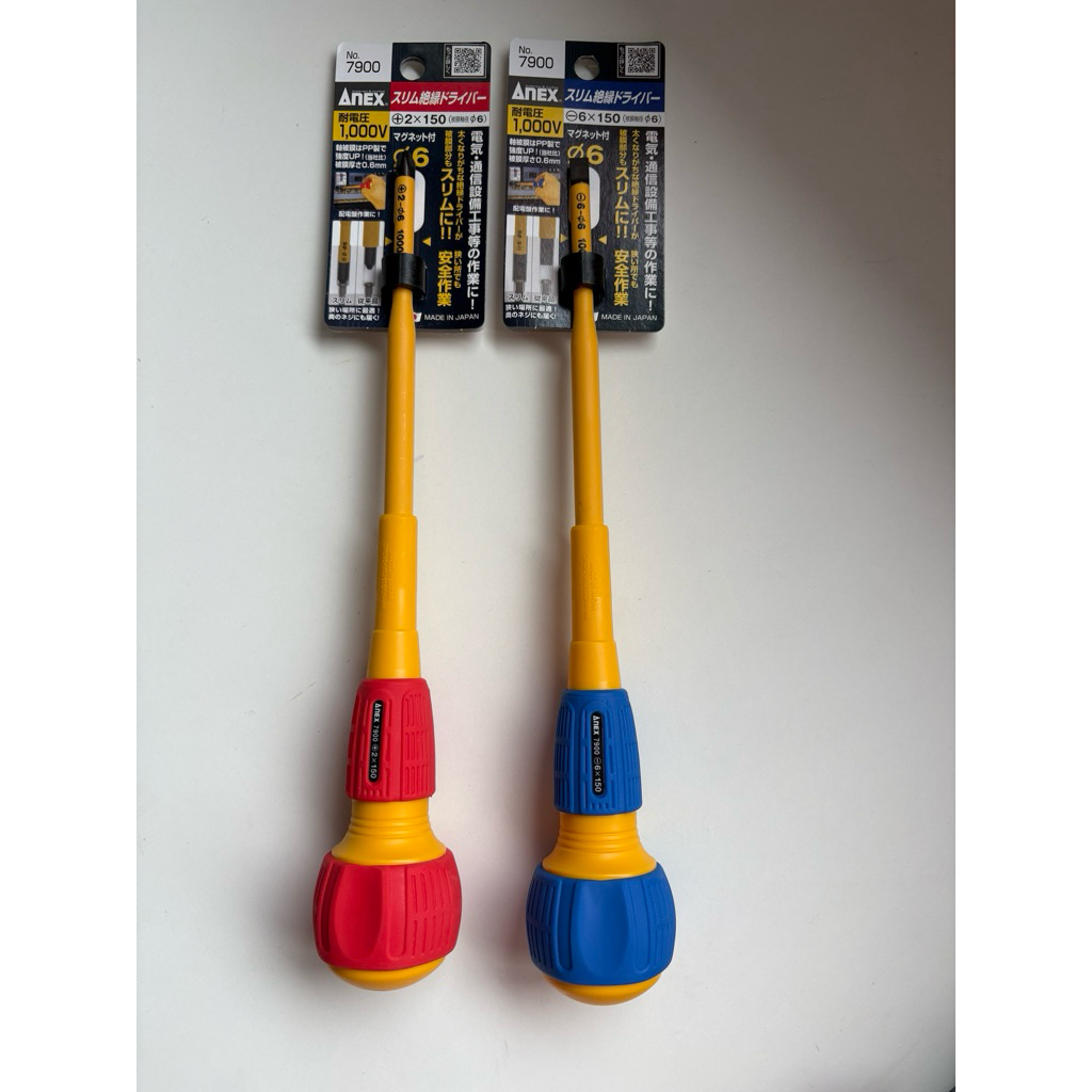 Tô vít cách điện 1000V Anex made in JAPAN No. 7900+2x150 / 7900-6x150/ 7900+2x100/ 7900-6x100