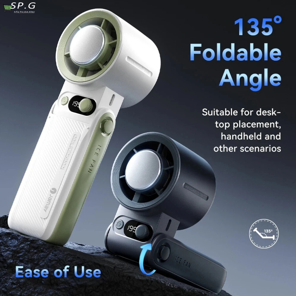 [Quà tặng/Bao gồm Bảo hành] quạt cầm tayQuạt làm lạnh cầm tay 8000mAh Mini Tốc độ cao  usb quạt mini