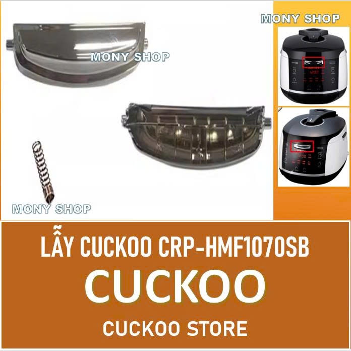 Lẫy nồi cơm điện Cuckoo CRP-HMF1070SB, HMF1070SB 1.8 LÍT + lò xo lẫy
