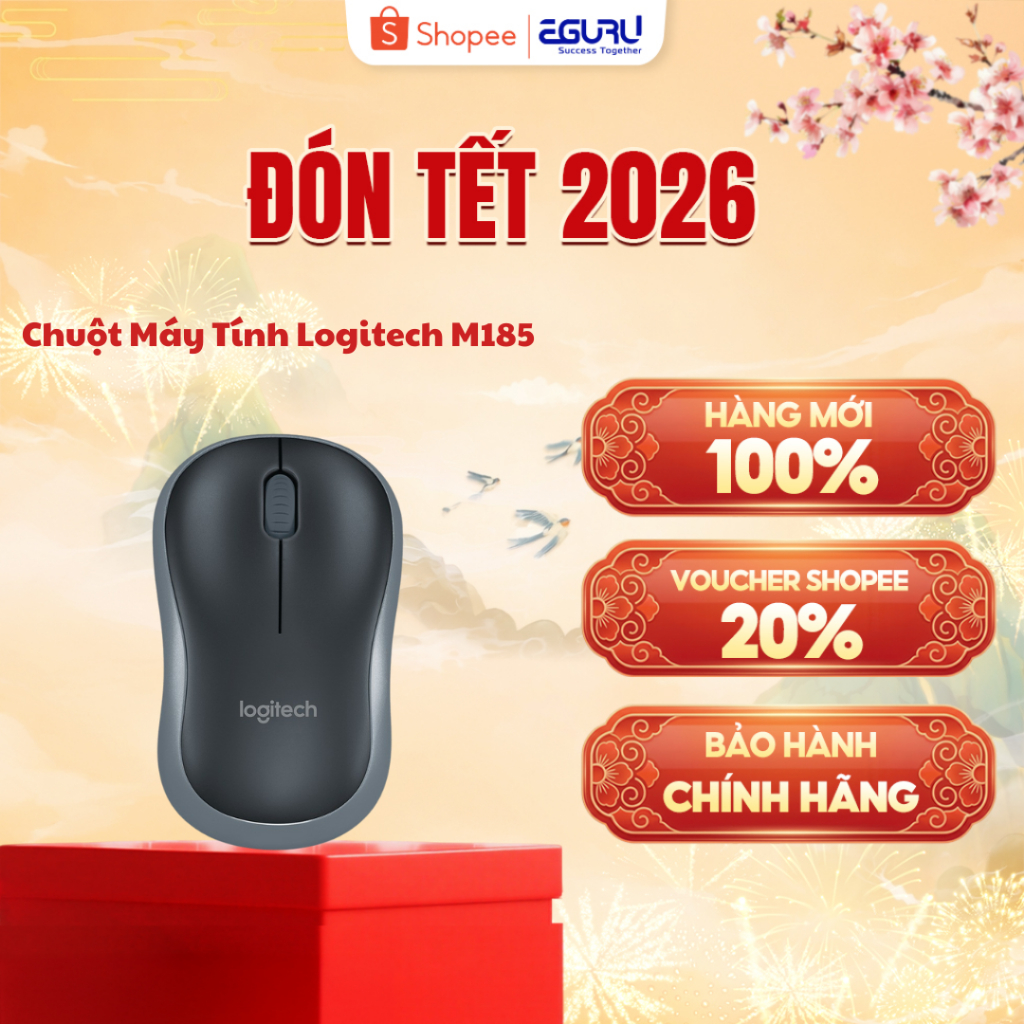Chuột Máy Tính Logitech M185 - BH Chính Hãng