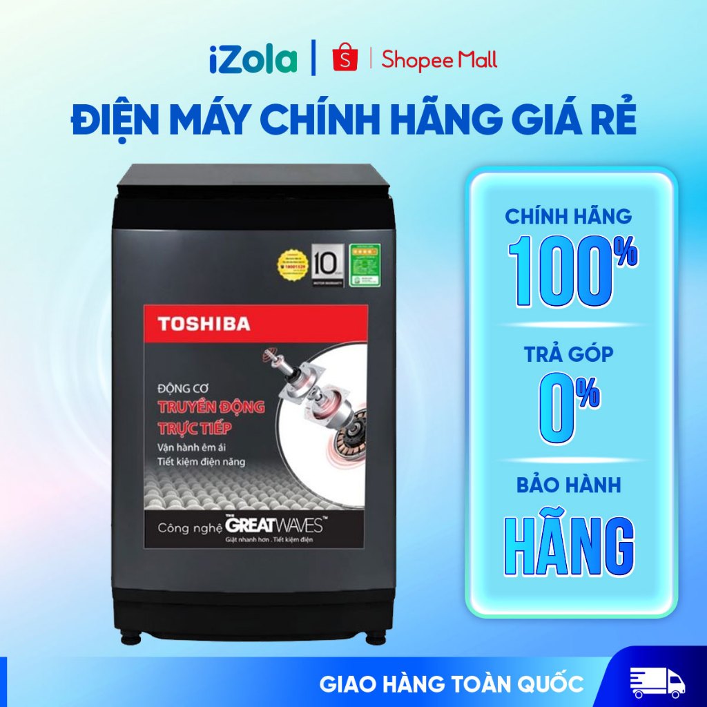 AW-DM1600LV(SG) - Máy giặt Toshiba Inverter 15 kg AW-DM1600LV(SG) - Hàng chính hãng