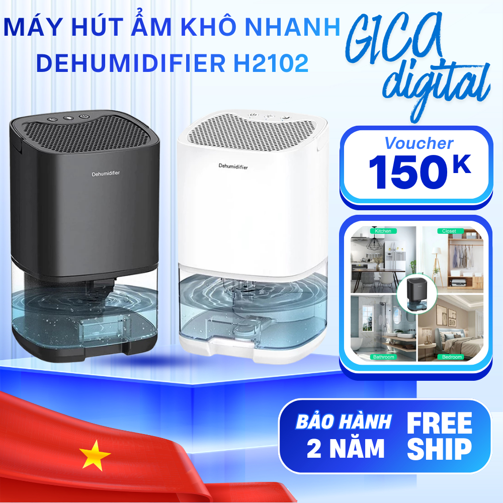 Máy Hút Ẩm Thông Minh Gia Đình Youpin H2102 Công Suất 45W Chống Ẩm An Toàn Tới Sức Khỏe Hiệu Quả