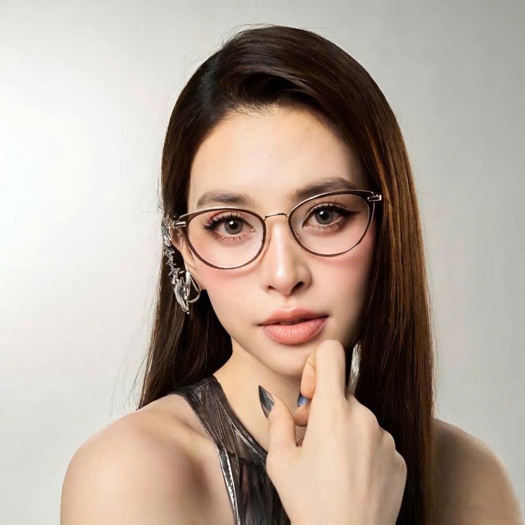 Kính Mắt Mèo Trendy HMK Eyewear Kim Loại Form To Thời Trang - MM11916 x MM11805 x ECMM5058 | BigBuy360 - bigbuy360.vn