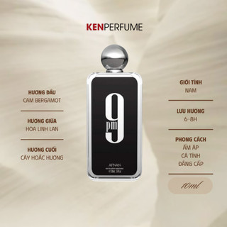 10ML Afnan 9PM | Nước Hoa Nam | Ken Perfume