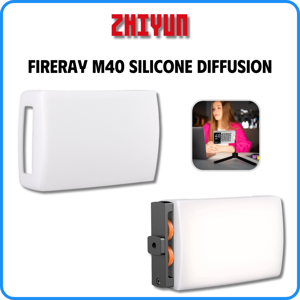 ZHIYUN FIRERAY M40 Silicone Diffusion  - Ốp Tản Sáng Silicon Cho Đèn ZHIYUN FIVERAY M40 - Hàng Chính