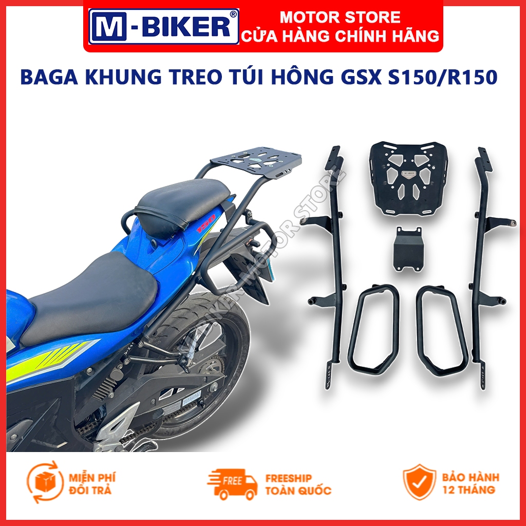 Baga GSX S 150, Baga GSX R 150, Baga sau gắn khung treo túi hông GSX S 150 / GSX R150