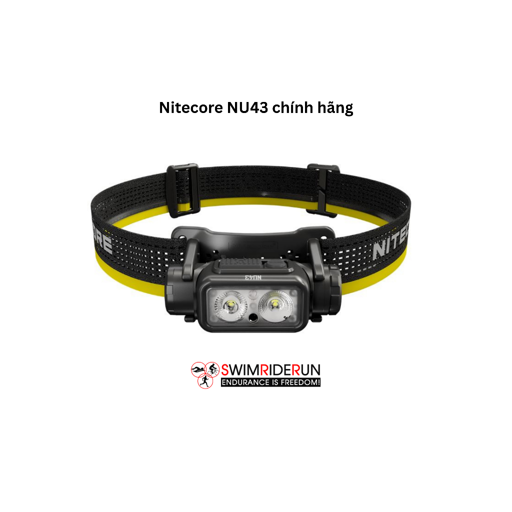 Đèn Pin Đội Đầu Nitecore NU43 1400 Lumens  Siêu Nhẹ 116g | Chạy Trail – Hiking – Outdoor