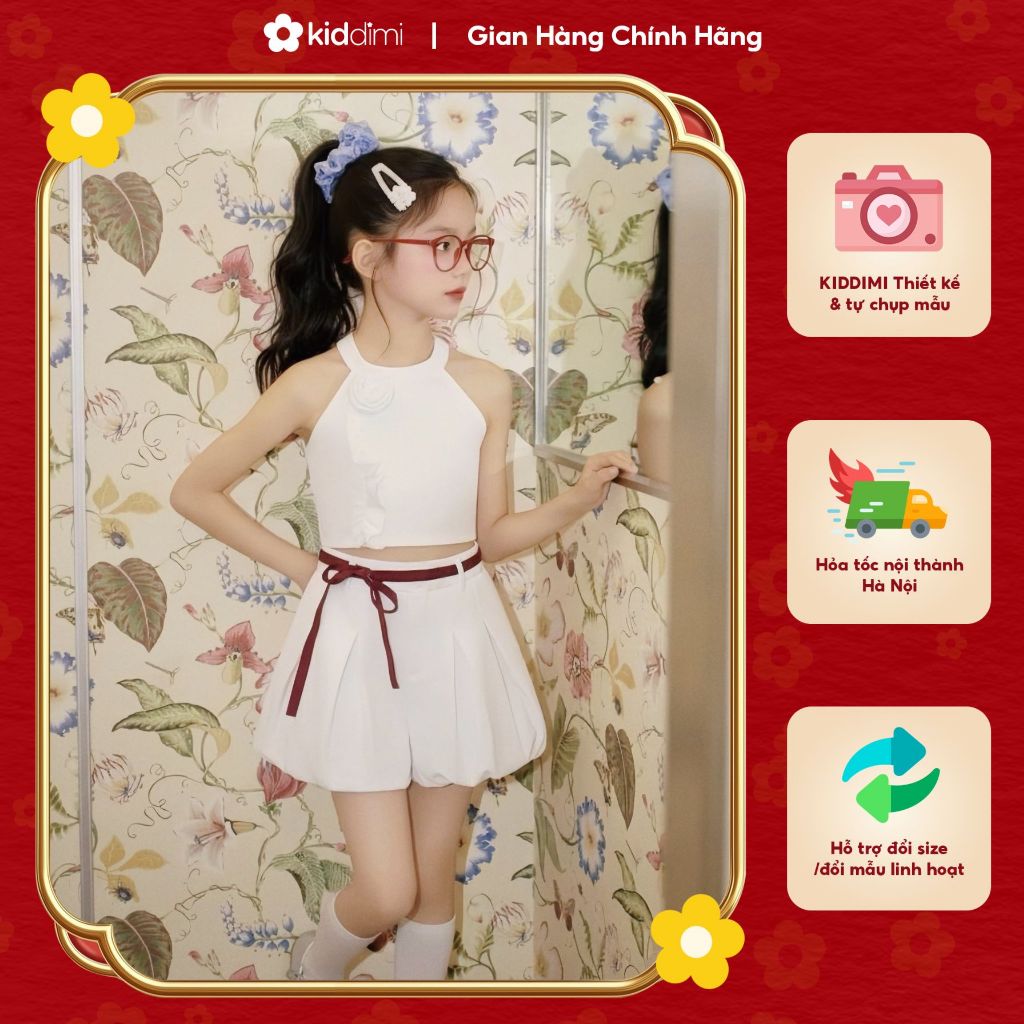 (Chính hãng KIDDIMI) Set thời trang năng động cho bé gái - PINY SET