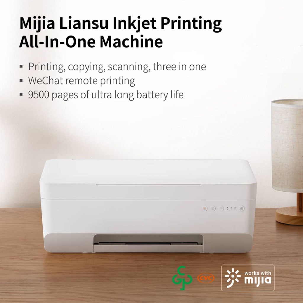 Máy in phun liên tục MIJIA Xiaomi - In/phép/t 3 trong 1 -Dành cho gia đình học sinh