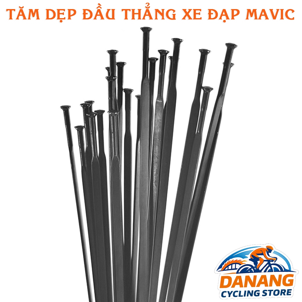 Set 5 Cây Tăm Dẹp Nan Hoa Xe Đạp Không Rỉ MAVIC – Đầu Thẳng (Straight Pull)