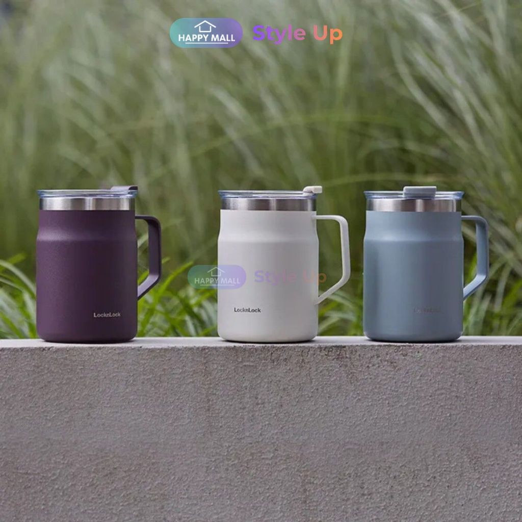 Ly giữ nhiệt Lock&Lock Metro Mug bằng thép không gỉ ca , cốc LHC4219 LHC4282 LHC4319 Happy Mall