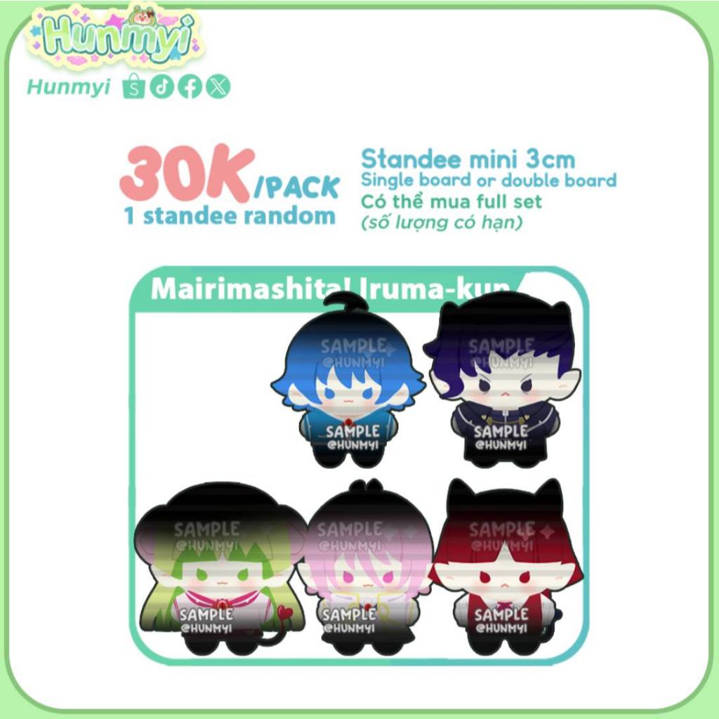 [Iruma-kun] GACHA Standee mini 3cm bé xíu | by Hunmyi