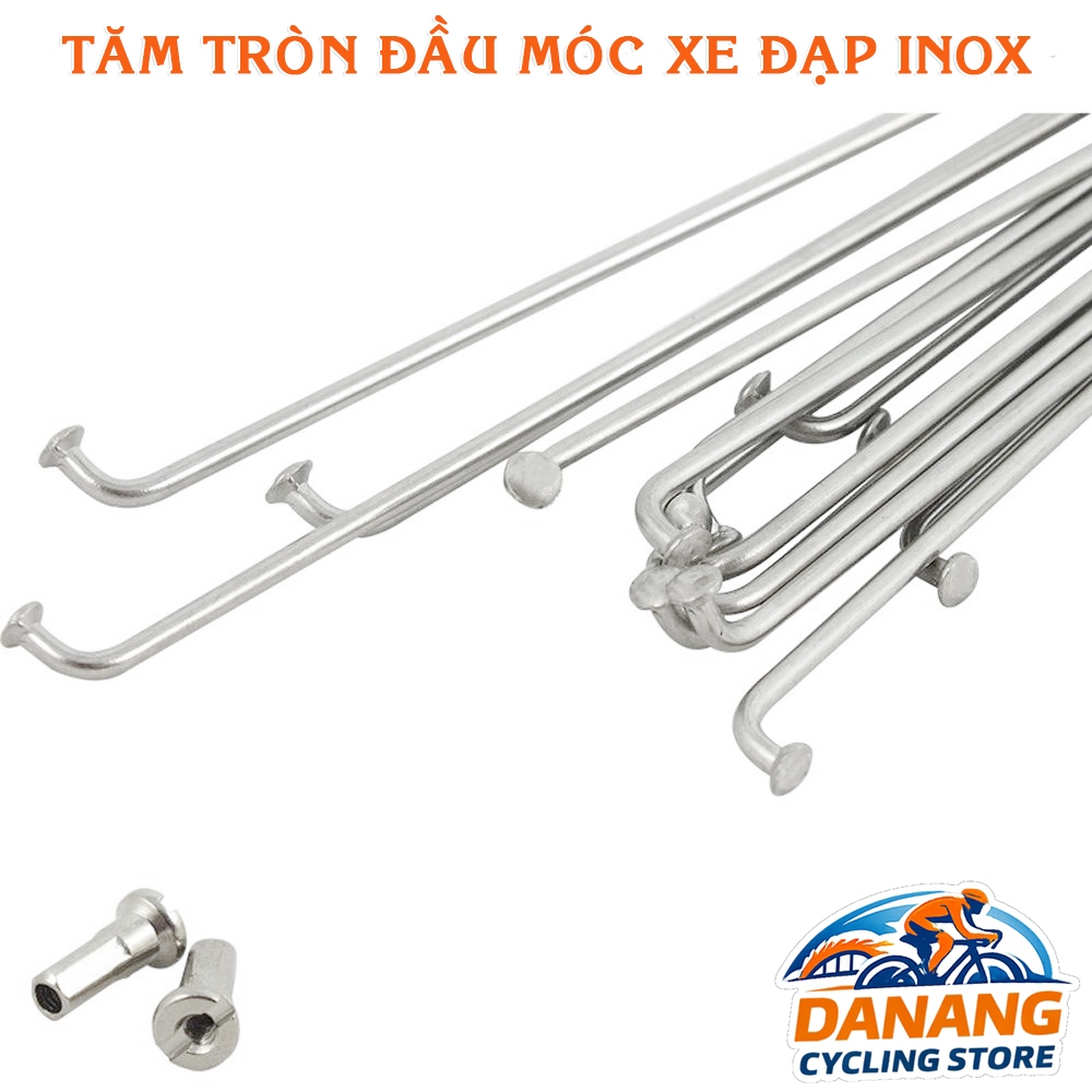 Set 5 Cây Tăm Tròn Nan Hoa Xe Đạp Inox (Đầu Móc)