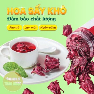 Hoa atiso đỏ khô 100g, hoa bụp giấm, hibiscus, giúp mát gan, thanh nhiệt, giải độc