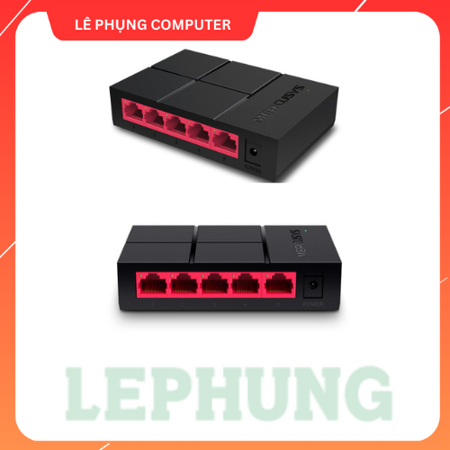 Bộ chia mạng Mercusys 5 port MS105G / 8 port MS108G gigabit 10/100/1000 Mbps- bảo hành 24 tháng