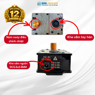 Trạm hàn c11 Banlinhkien cài đặt thời gian chờ cài đặt nhiệt độ cảnh báo ngắt tay hàn bảo hành 12 tháng