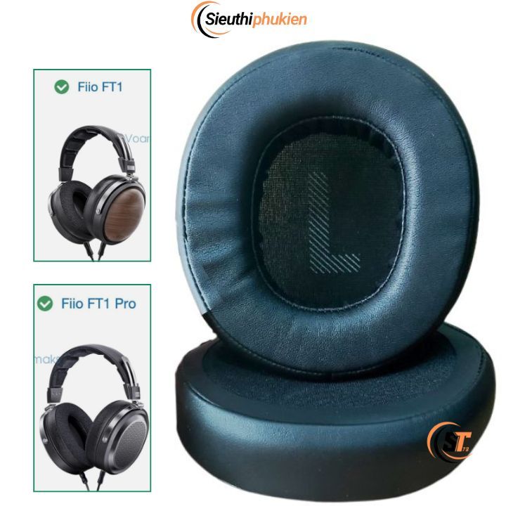 2 Miếng đệm ốp tai nghe Fiio FT1 / FT1 Pro 99107 chất liệu ốp VẢI / DA