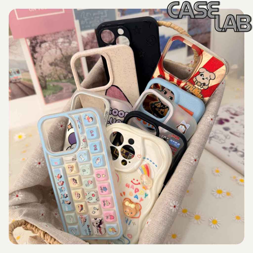 [CaseLab] - Case iphone 13/14 thường nhiều chất liệu, in đẹp hot trend mới nhất - chống sốc tốt