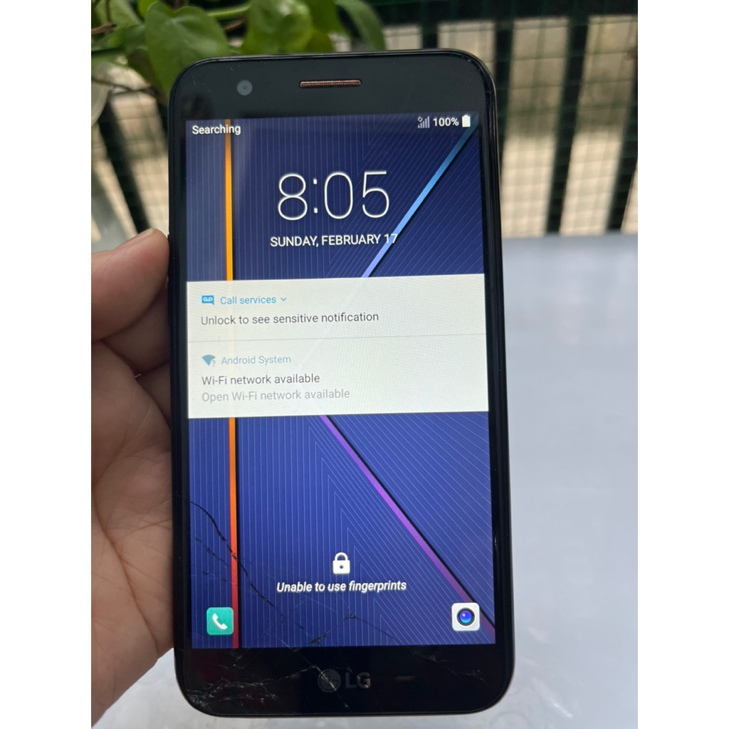 XÁC ĐIỆN THOẠI LG K20 (máy bị mật khẩu màn hình)