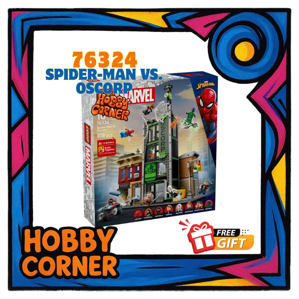 76324 – Spider-Man vs Oscorp 🕷️💥 Màn đối đầu căng thẳng giữa anh hùng và tập đoàn hắc ám