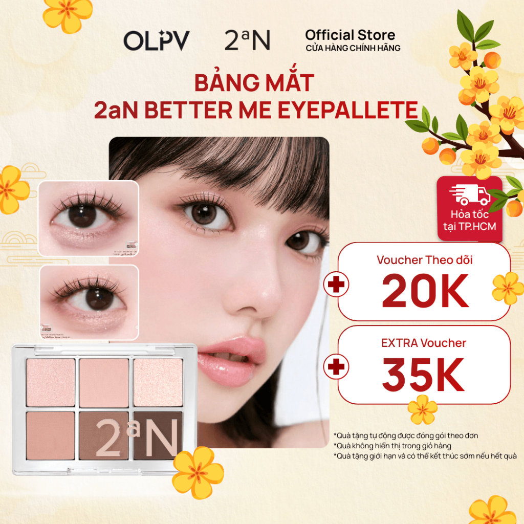Bảng Màu Mắt 2AN Better Me 4.5g neutral cool warm