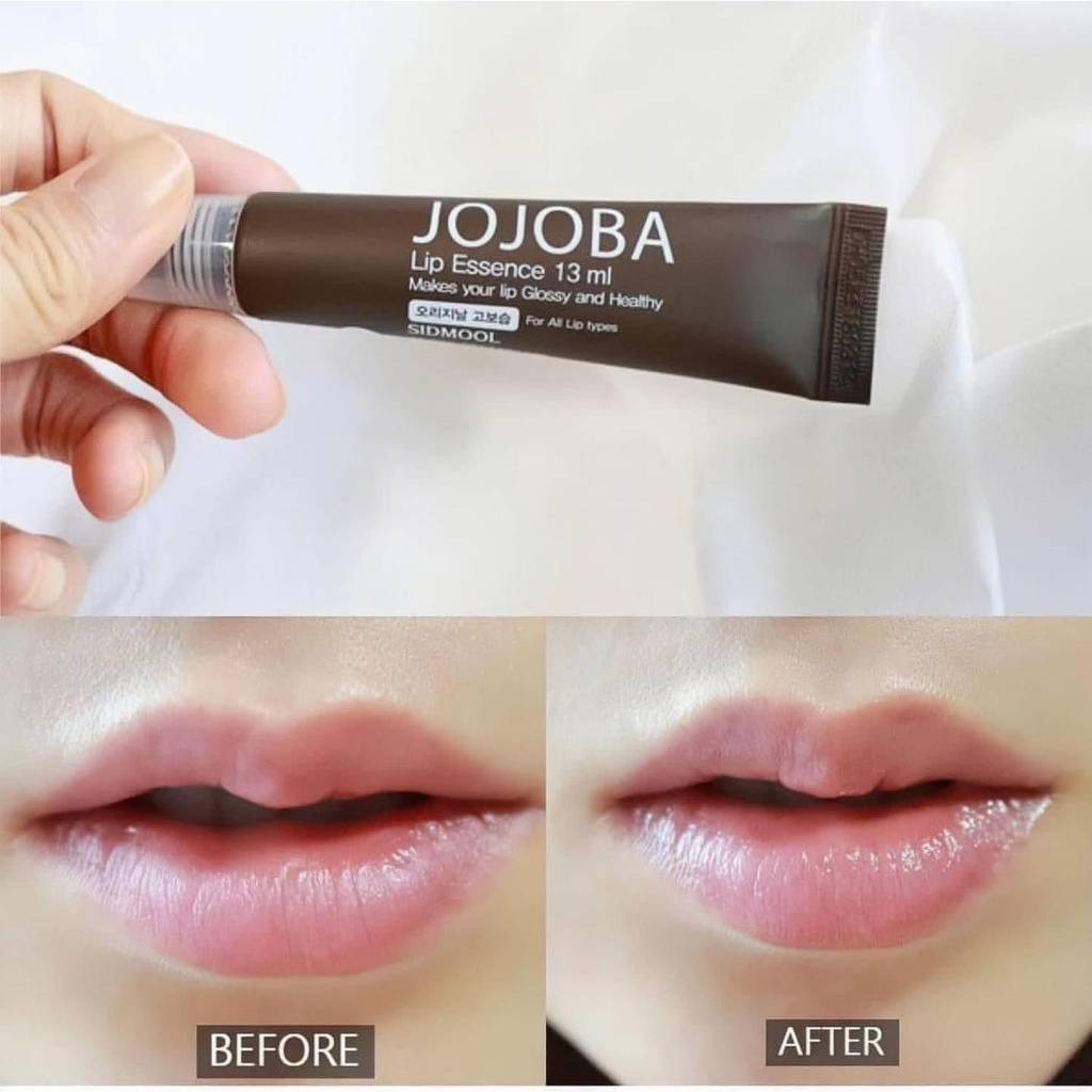 JOJOBA SIDMOOL Lip Balm Dầu Jojoba Son dưỡng môi dưỡng ẩm Dầu môi Mặt nạ môi Son bóng dưỡng ẩm dưỡng
