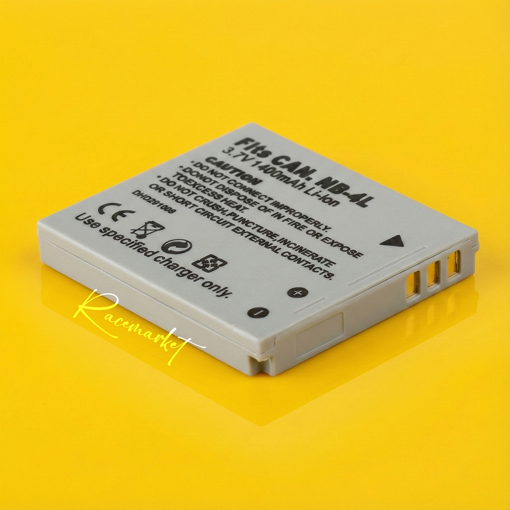 PIN máy ảnh CANON NB-4L dung lượng cao 1400mAh -  Pin Li-ion 3.7V Tương Thích PowerShot, IXUS, IXY