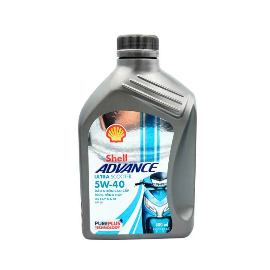 Shell Ultra Scooter 5w40 800ml  dành cho xe tay Made in Việt Nam