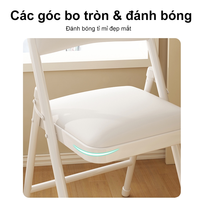 【Hà Nội giao nhanh】Ghế Gấp Gọn Văn Phòng Tựa Lưng Bọc Da Mềm Êm Ái Tiết Kiệm Không Gian Dùng Cho Làm Việc | BigBuy360 - bigbuy360.vn