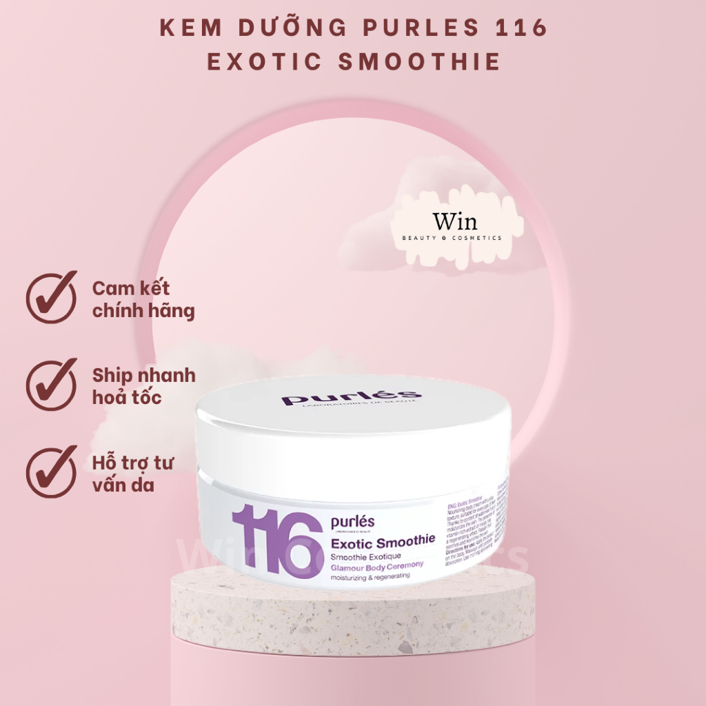 [Hàng công ty] Kem dưỡng Purles 116 EXOTIC SMOOTHIE