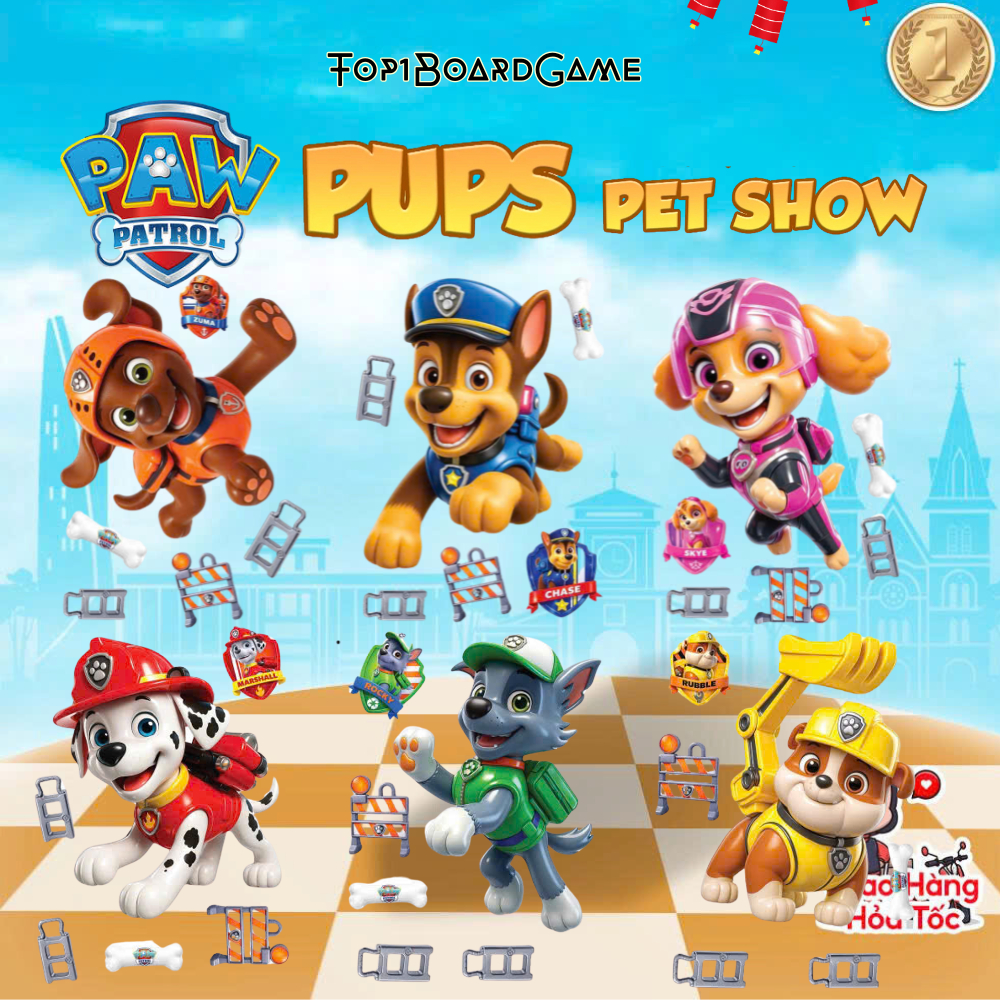 Sticker Hình Dán Paw Patrol Dễ Thương Khổ Lớn 27×40cm – Decal Dán Tường Khổ Lớn Trang Trí Nhà Cửa, P